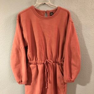 Wild Fable fleece dusty rose jumpsuit